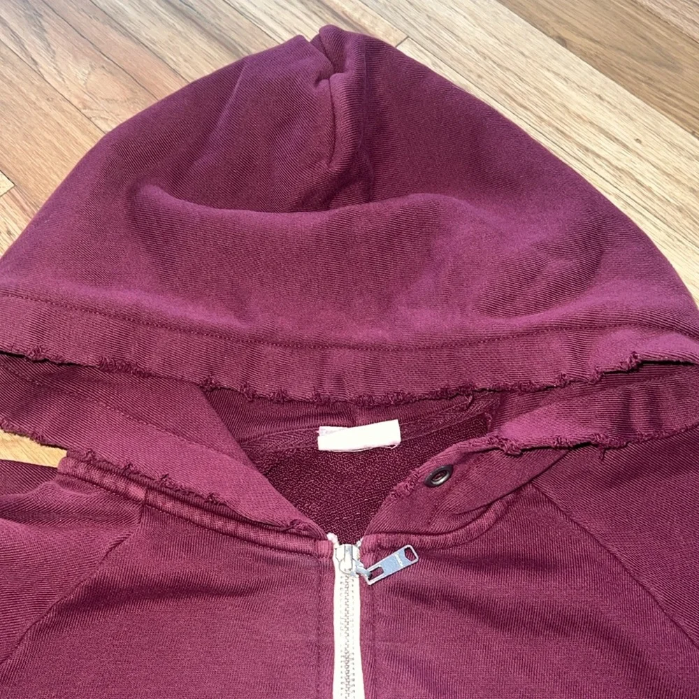 NWOT Redone Chain Stitch Distressed Hoodie Size Large - Picture 5 of 9